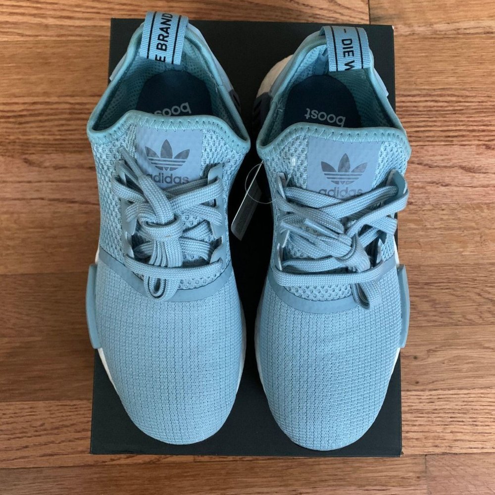 Adidas NMD R1 Grey / Steel Womens Shoes - Picture 6 of 7